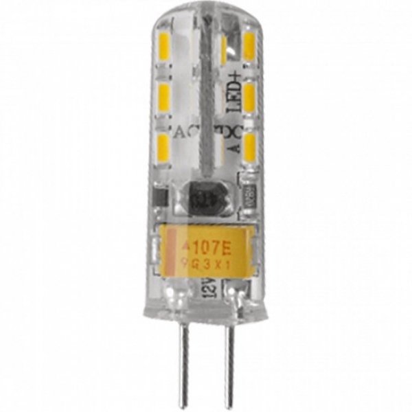 EUROLAMP LED Лампа капсульна силікон G4 2W G4 4000K 12V - LED-G4-0240(12)