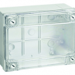 Коробка распределительная с гладкими стенками, прозрачная крышка, IP56, 150х110х70мм ДКС Украины 