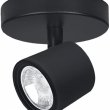 Накладной поворотный светильник спот Global GSL-01C 4Вт 4100K на круглой основе (черный) 1-GSL-10441-CB