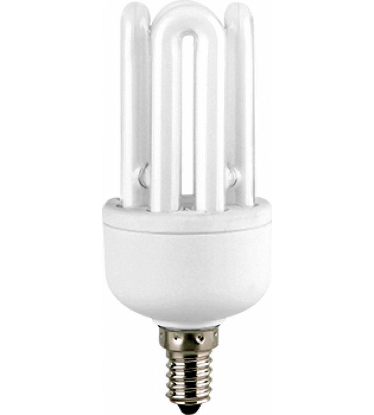 Энергосберегающая лампа 15Вт E-Next e.save 4U 2700К, Е27 - l0220004
