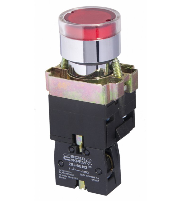XB2-BW3471 Кнопка с подсветкой красная АСКО-УКРЕМ - A0140010022