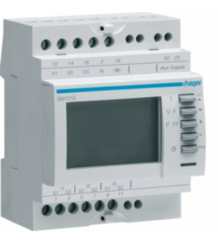 Цифровой многофункциональный измерительный прибор Hager SM101E - SM101E