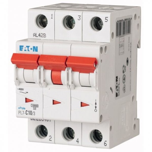 PL7-D10/3 автоматический выключатель EATON (Moeller) - 263419