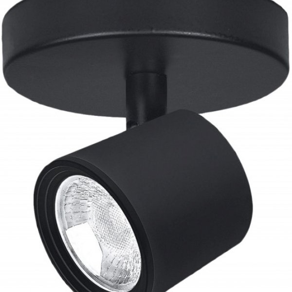 Накладной поворотный светильник спот Global GSL-01C 4Вт 4100K на круглой основе (черный) 1-GSL-10441-CB - 1-GSL-10441-CB