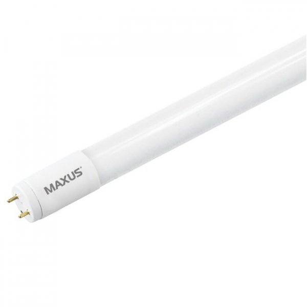 Лампа дневного света 8Вт Maxus 6000K 600мм plastik, T8 G13 - 1-LED-T8-060M-0860-06