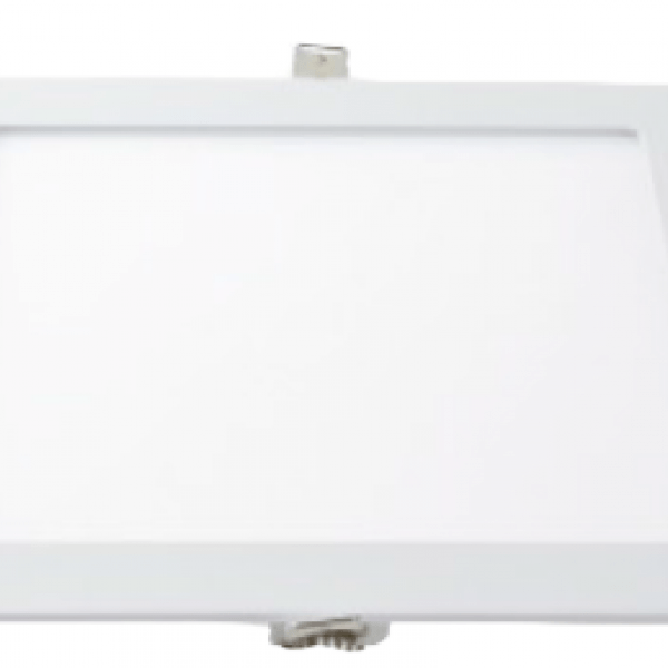 LED светильник SQUARE RECESSED DOWNLIGHT Platinum electric, 24Вт, 3000К - SQR-24-w