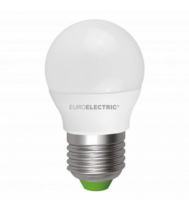 LED Лампа G45 5W E27 4000K, EUROELECTRIC - LED-G45-05274(EE)
