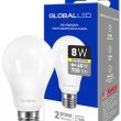 Лампочка светодиодная 1-GBL-161 А60 8Вт 3000К Е27 MAXUS серия Global