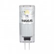 Лампа LED 1-LED-339-T 1Вт 3000K, G4 Maxus