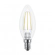 LED лампочка C37 FM-C 4Вт 3000К (filam), Е14 Maxus