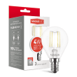 Лампочка LED G45 4Вт Maxus (Filament) 3000К, Е14