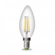 Лампочка LED Eurolamp ArtDeco 4Вт E14 2700K свічка, скло