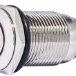 TYJ 16-361 220V красная Кнопка металлическая с подсветкой, с фиксацией 1NO+1NC АСКО-УКРЕМ