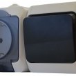 Блок - розетка 2Р + PE (прозрачная крышка) + одноклавишный выключатель (черная клавиша) 2РЗ16-З-СЗ-1-IP44N АСКО-УКРЕМ