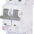 Автоматический выключатель ETI 002143508 ETIMAT 6 2p C 2A (6kA)