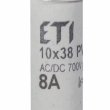 Запобіжник ETI 002625020 CH 10x38 gR-PV 8A 700V (30kA)