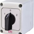 Кулачковый переключатель в корпусе ETI 004773196 CS 16 53 PN (3p «1-0-2» IP65 16A)