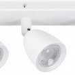 Накладний потрійний світильник спот Global GSL-01S 12Вт 4100K на прямокутній основі (білий) 3-GSL-11241-SW