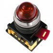 Светосигнальная лампа AL-22 Ø22мм красная неон/240В цилиндр IEK