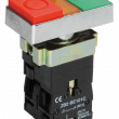 Кнопка управления LAY5-BW8465 'I-O' сдвоенная с подсветкой IEK