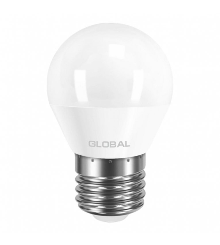 Світлодіодна лампа 1-GBL-143 G45 5Вт Global 3000К 220В, Е14 - 1-GBL-143