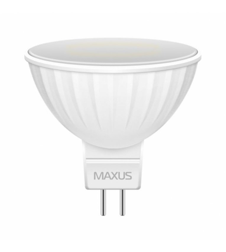 LED лампочка LED-143-01 MR16 3Вт Maxus 3000K, GU5.3 - 1-LED-143-01