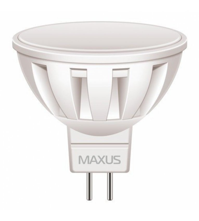 Лампа світлодіодна LED-289 MR16 5Вт Maxus 3000K, GU5.3 - 1-LED-289