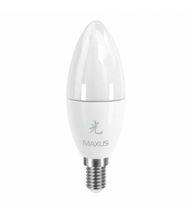 Светодиодная лампочка Maxus 1-LED-424 С37 6Вт 5000K, E14 - 1-LED-424