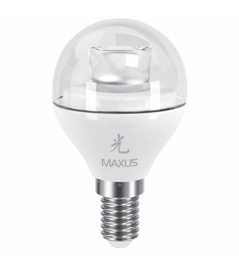 Светодиодная лампочка 1-LED-431 G45 4Вт Maxus 3000K, E14 - 1-LED-431