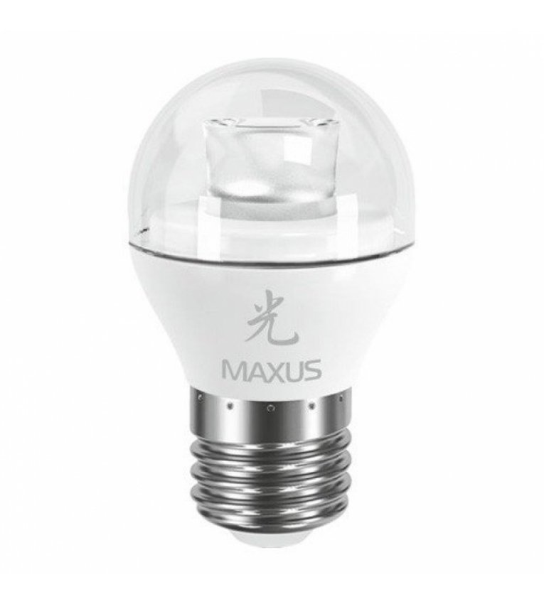 Лампа светодиодная 1-LED-433 G45 4Вт Maxus 3000K, E27 - 1-LED-433