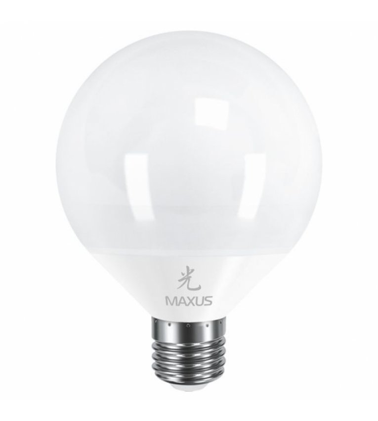 Лампа LED 1-LED-443 G95 12Вт 3000K, E27 Maxus - 1-LED-443