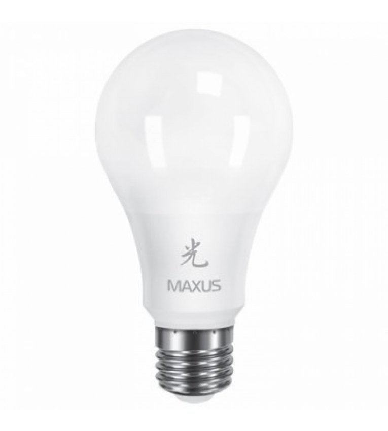 Светодиодная лампа 1-LED-462-01 А65 12Вт Maxus 4100К, Е27 - 1-LED-462-01