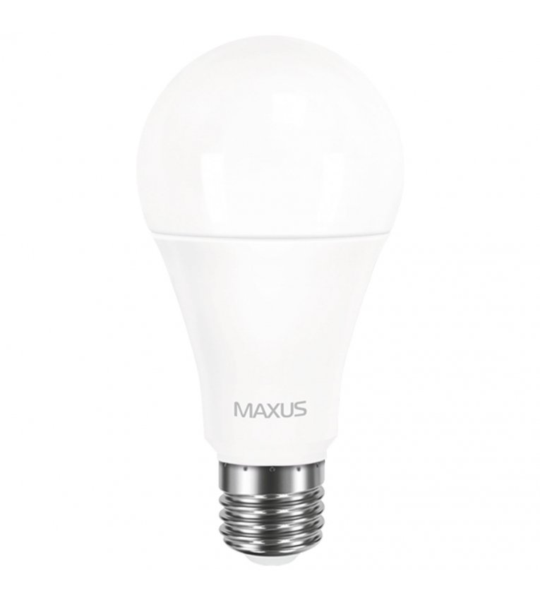 Лампочка светодиодная 1-LED-564-P А65 12Вт Maxus 4100К, Е27 - 1-LED-564-P