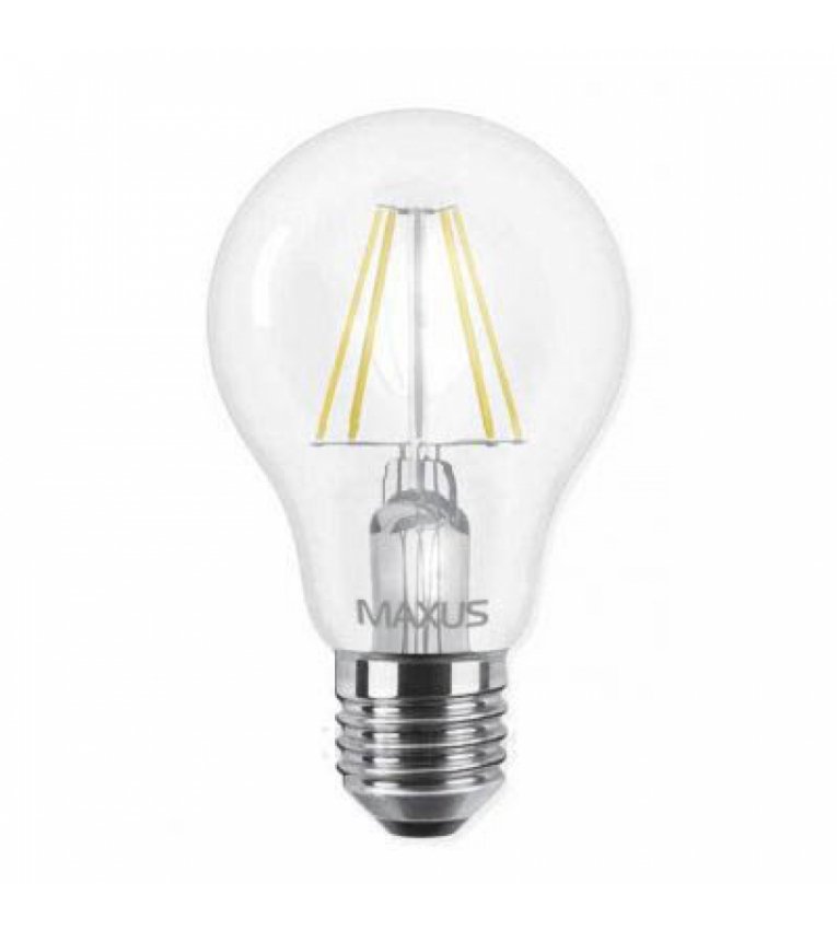 Лампа светодиодная 1-LED-565 А60 8Вт Maxus (Filament) 3000К, Е27 - 1-LED-565