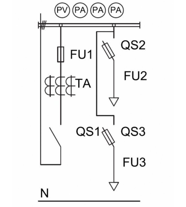 ЩО-90 1222 У3 630А вводно-розподільна панель щитів серії CPN - ptp100410