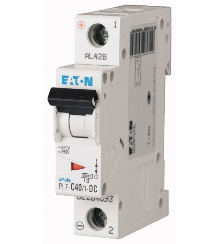 PL7-C2/1-DC автоматичний вимикач постійного струму EATON (Moeller) - 264883