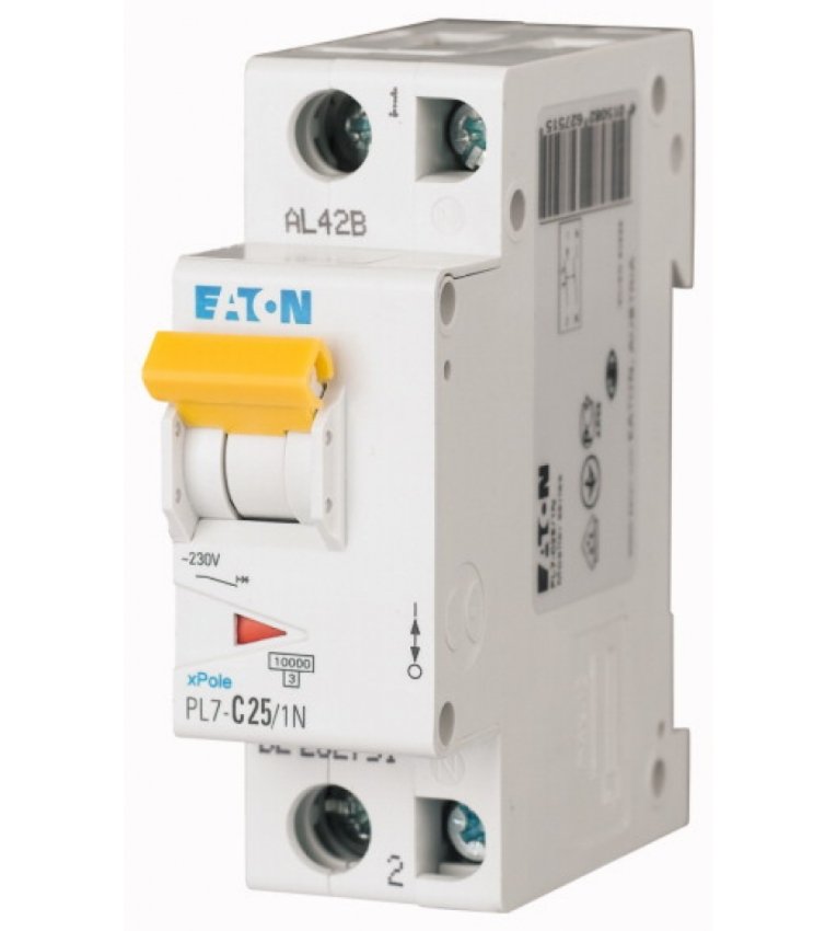 PL7-B2/1N автоматичний вимикач EATON (Moeller) - 165218