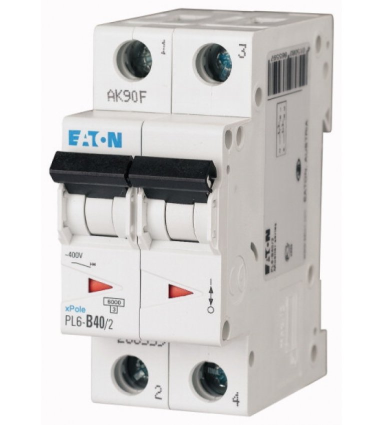 PL6-D40/2 автоматичний вимикач EATON (Moeller) - 286583