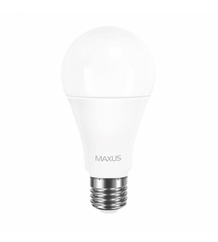 Набор LED ламп А65 12Вт Maxus 4100К, Е27 (3шт.) - 3-LED-564-P