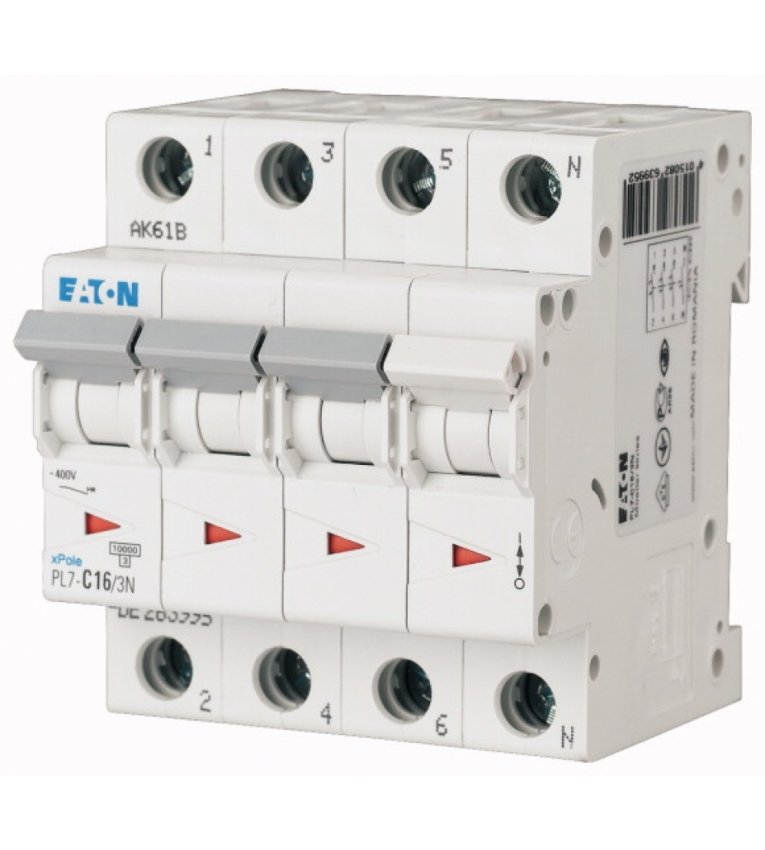 PL7-B16/3N автоматичний вимикач EATON (Moeller) - 263985