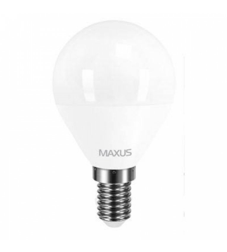 Набор лампочек G45 4Вт Maxus 3000K, E14 (4 шт.) - 4-LED-5411