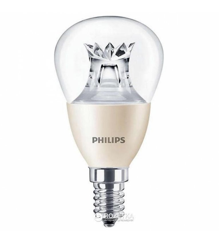 LED лампочка MAS LEDlustre D P48 CL 6Вт 2700К, Е14 Philips - 929001140602