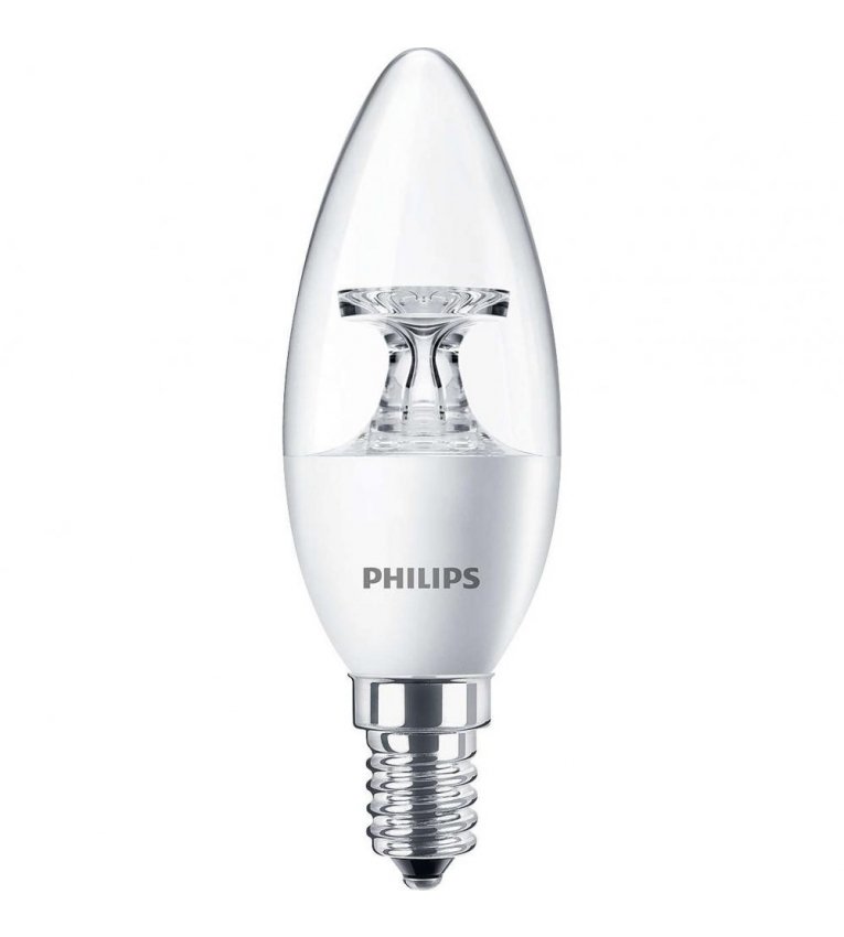 Лампа Corepro candle ND 5.5Вт 4000K B35 CL Philips E14 - 929001206002