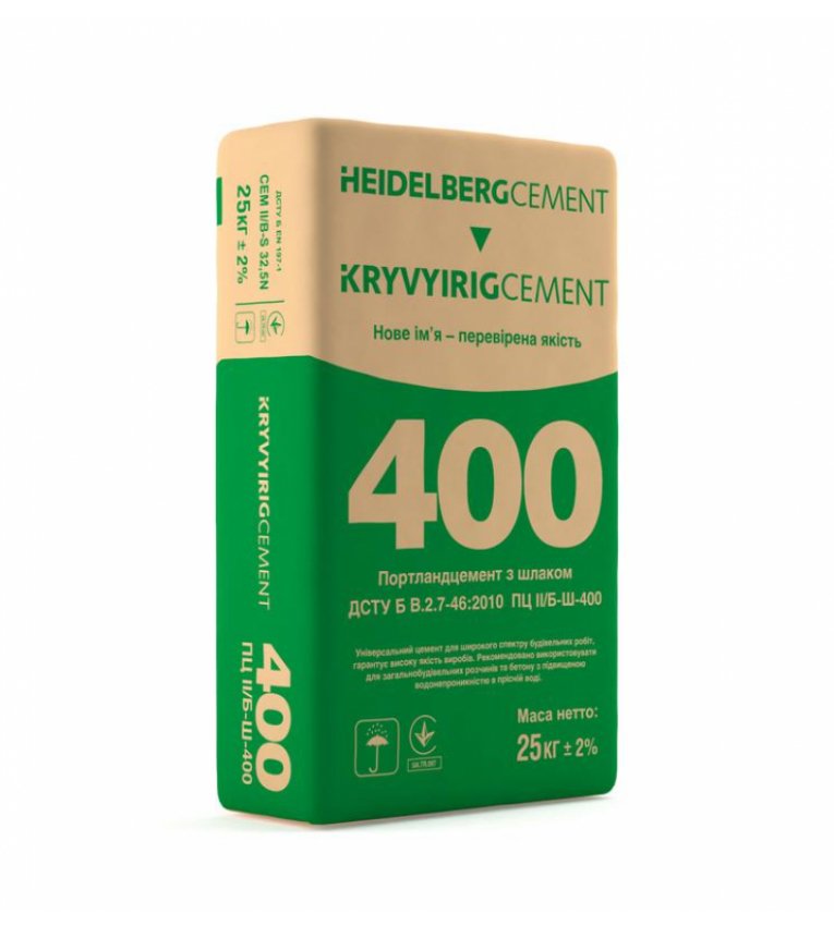 Цемент ПЦ-400 (25 кг) - 