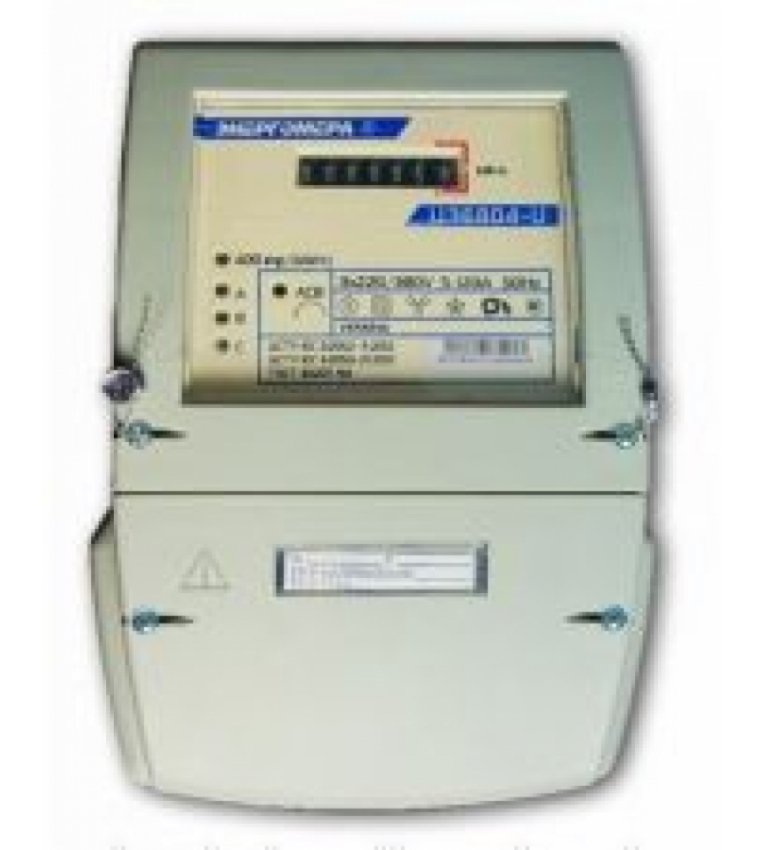 Электрический счетчик ЦЭ 6804- U/1 220В 5-120А 3ф. 4пр. М Ш35 И - EM3OT00008