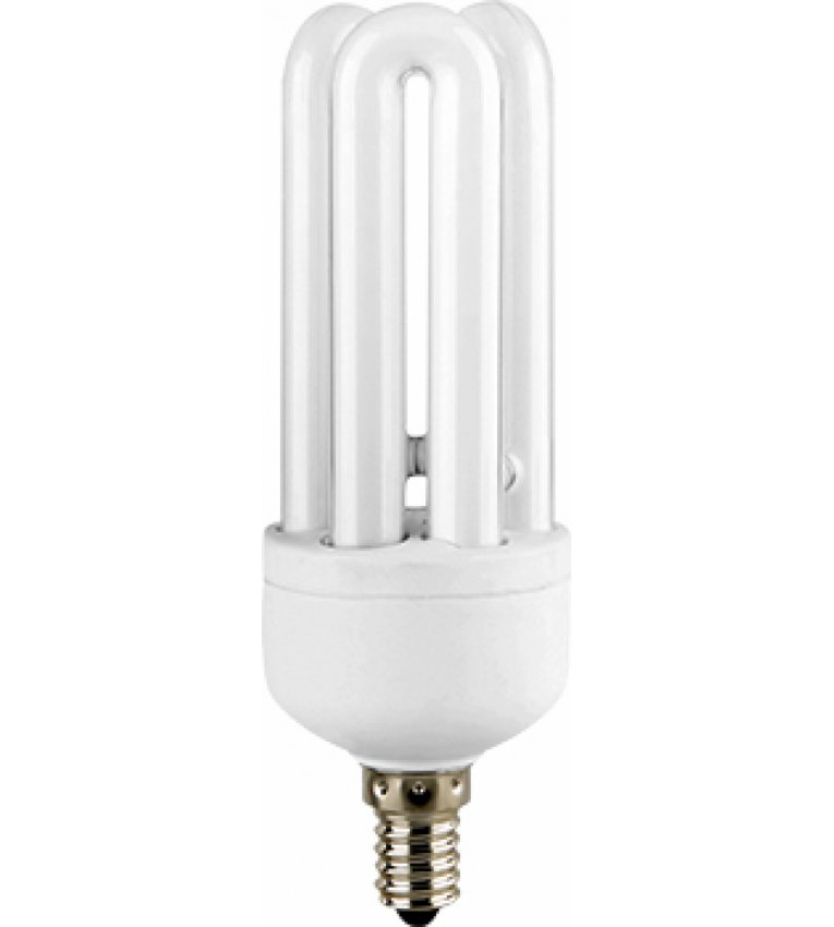 Энергосберегающая лампа 18Вт E-Next e.save 3U 2700К, Е14 - l0190007