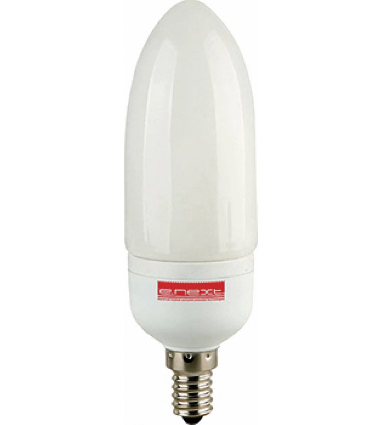 Энергосберегающая лампа 7Вт E-Next e.save.candle 2700К, Е14 - l0330001
