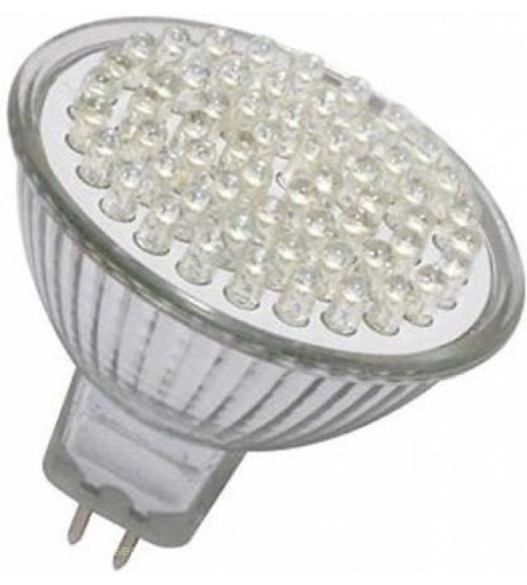 Лампа світлодіодна MR16 3,8Вт Eurolamp DIP60 6500K 230V, GU5.3 - LED-DIP60-GU5.3/65