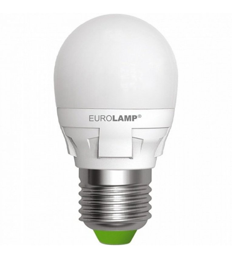 Лампочка LED TURBO G45 7Вт Eurolamp 3000К куля, E14 - LED-G45-07143(T)