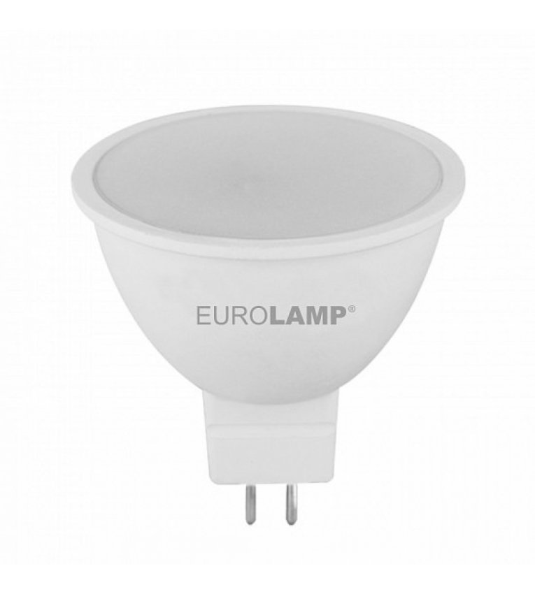 LED лампа Eurolamp LED-SMD-05534 (N) Eco серия «Е» Dimmable MR16 5Вт 4000К GU5.3 - LED-SMD-05534(N)dim